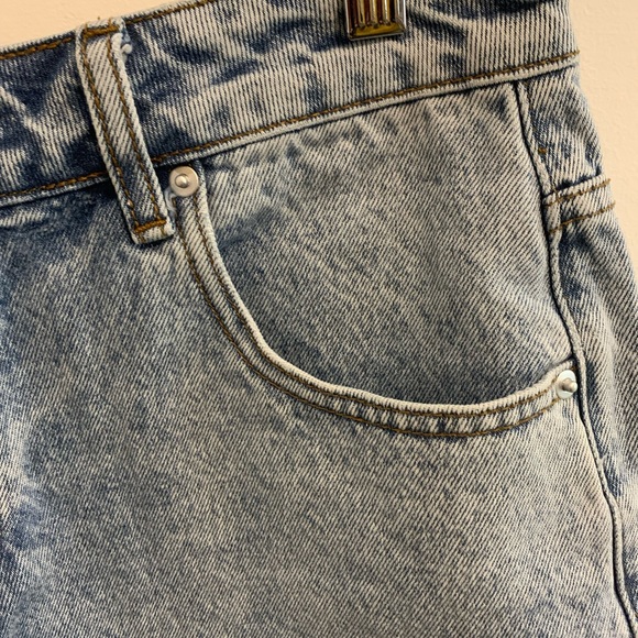 Princess Polly Light Blue Jean Shorts - Picture 4 of 12